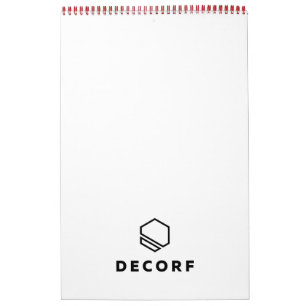 Single Page Medium Calendar, rot Kalender