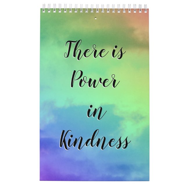 Single Page SmallCalendar, Weißer positiver Kalend Kalender (Rückseite)