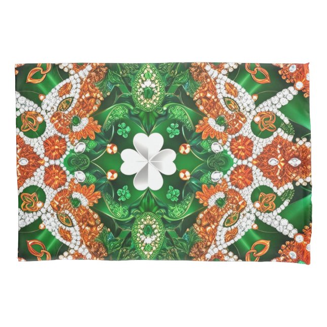 Single Pillowcase mit irischen Farben Kissenbezug (Vorderseite)