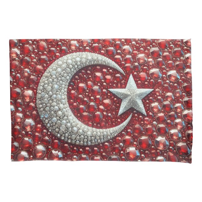 Single Pillowcase mit türkischen Farben Kissenbezug (Vorderseite)