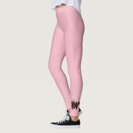 Single Pink Buffalo Leggings