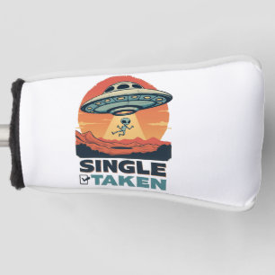 Single Raumschiff Entführung Alien Valentine Golf Headcover