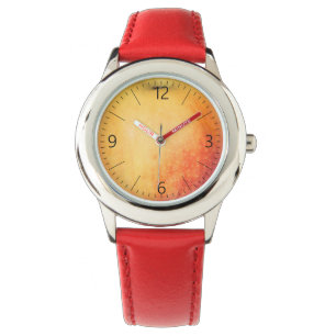 Single reifer Apfel Armbanduhr