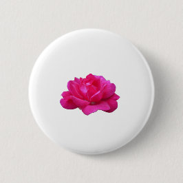 Single Rosa Blume Button