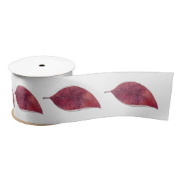 Single Rustikaler Leaf Satin Ribbon Satinband