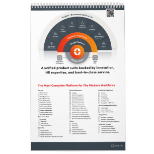 Single Seite 18 Monate Kalender, weiß Kalender