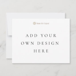 SINGLE SIDE 4,25x5,5inch Einladungs-Card Landschaf Einladung