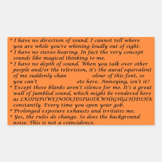 Single-Side-Fieberplatte Rechteckiger Aufkleber (Vorderseite)