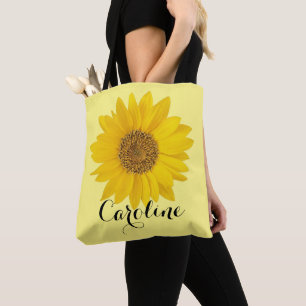 Single Sonnenblume mit Individuelle Name