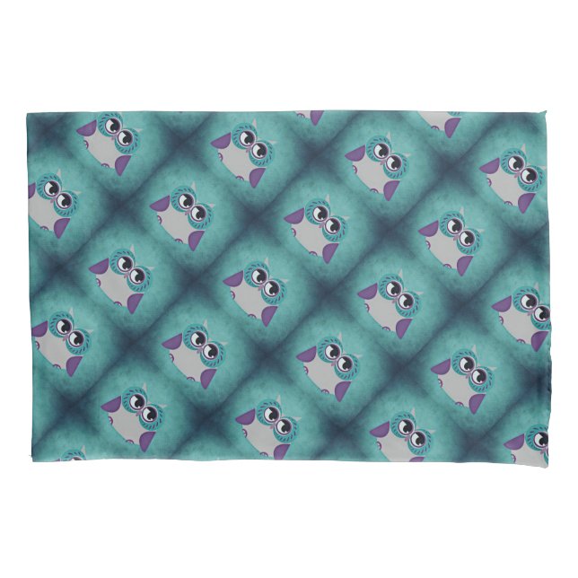 Single Standardgröße Pillowcase/Owl Kissenbezug (Vorderseite)