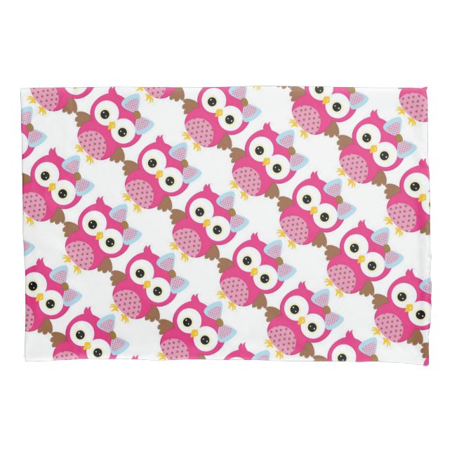 Single Standardgröße Pillowcase/Owl Kissenbezug (Vorderseite)