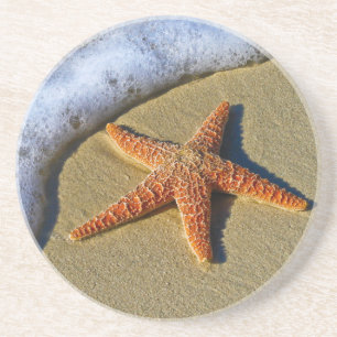 Single Starfish am Strand Getränkeuntersetzer