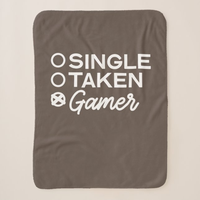 Single Taken Gamer Sherpadecke (Vorderseite)