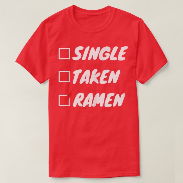Single Taken Ramen 1534 T-Shirt (Design vorne)