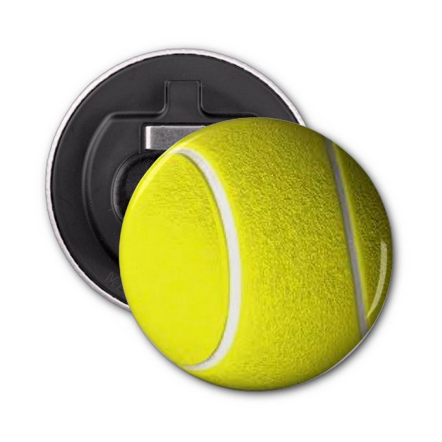 Single Tennis Ball Sports Flaschenöffner (Vorderseite)
