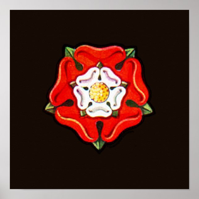 Single Tudor Rose Poster (Vorne)