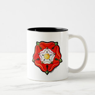 Single Tudor Rose Zweifarbige Tasse