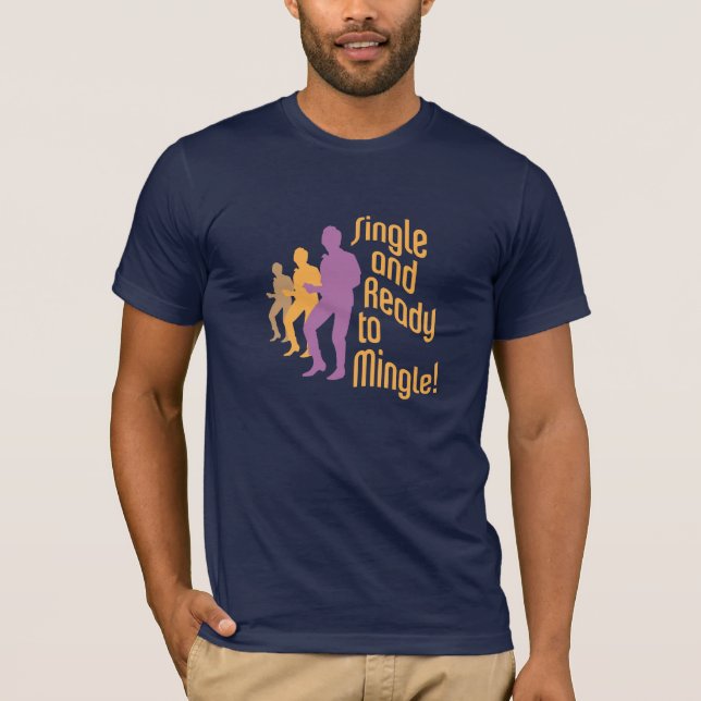 Single und bereiten vor, um Shirt zu vermischen (Vorderseite)