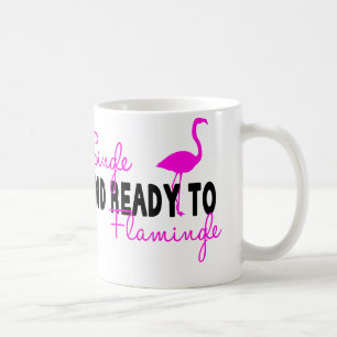 Single und bereiten zu Flamingle vor Tasse