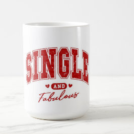Single und fabelhaftes Antivalentin Kaffeetasse