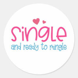 Single und Vorbereitung auf den Steinwurf | Aufkle Runder Aufkleber