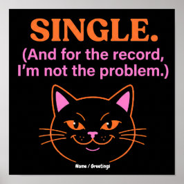 Single Und zur Info: Ich bin nicht das Problem Lus Poster