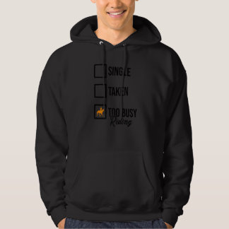 Single Vergeben Reiten Reitsport Pferdeliebhaber F Hoodie