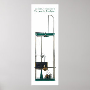 Single View on White: Harmonic Analyzer Poster