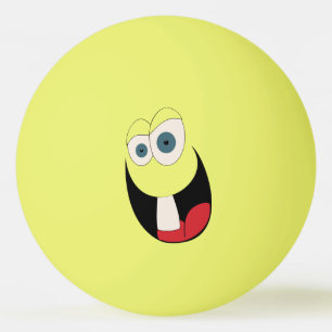 Single-Zahn-lustiger GesichtPing Pong Ball Tischtennisball