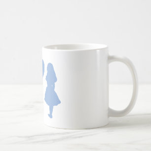 Singrün blaue Alice zu Alice Kaffeetasse