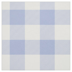Singrün-blaues Büffel-Karo-Muster Stoff