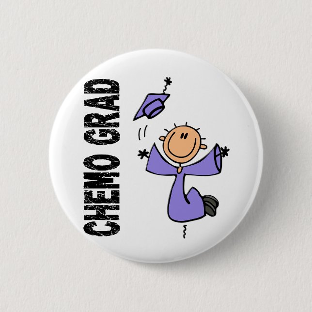 Singrün CHEMO ABSOLVENT 1 (Esophageal Krebs) Button (Vorderseite)