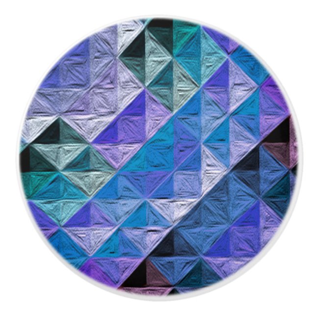 Singrün Quilty Keramikknauf (Vorderseite)