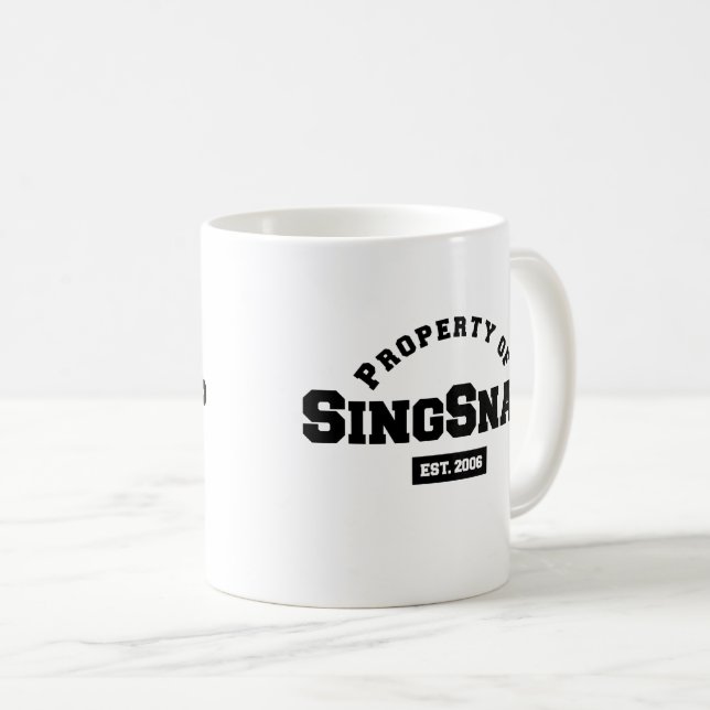 SingSnap-Kaffee-Tasse Kaffeetasse (VorderseiteRechts)