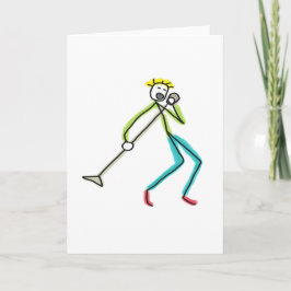 Singt Stickman Karte