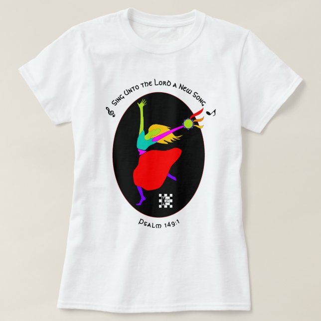 Singt zum Herrn T - Shirt (Design vorne)