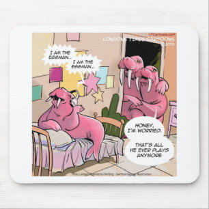 Singtross Walross Besorgte Eltern Lustig Mousepad