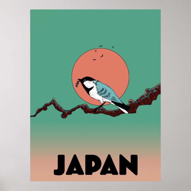 Singvogel am frühen Morgen Poster (Vorne)