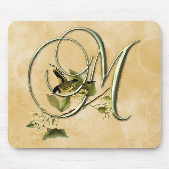 Singvogel Anfangsm Mousepad (Vorne)