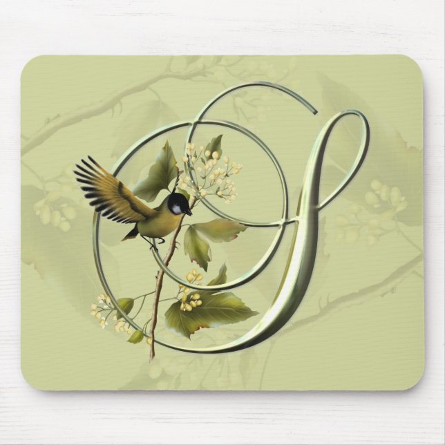 Singvogel Anfangss Mousepad (Vorne)
