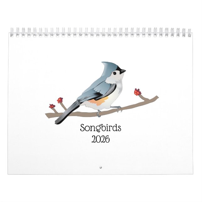 Singvogel-Kalender Kalender (Titelbild)