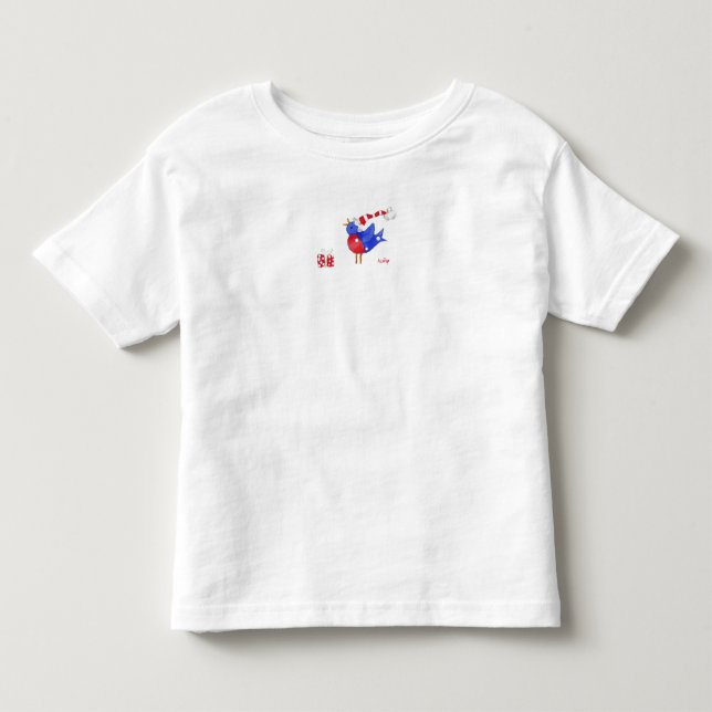 Singvogel Kleinkind T-shirt (Vorderseite)