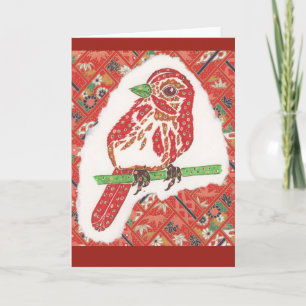 Singvogel notecard karte