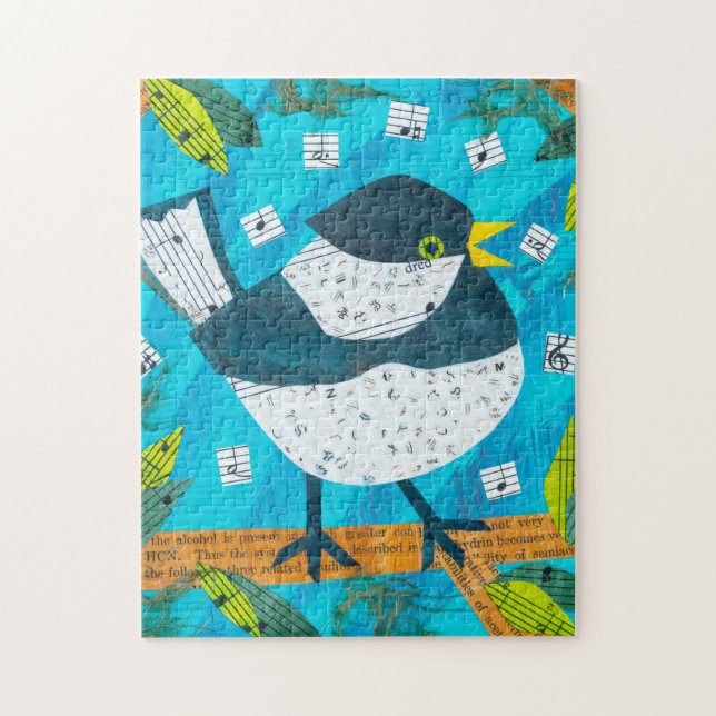 Singvogel Puzzle (Vertikal)