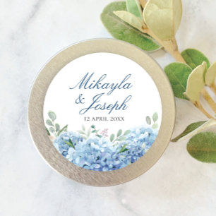 SINI Blue Hydrangea Sticker