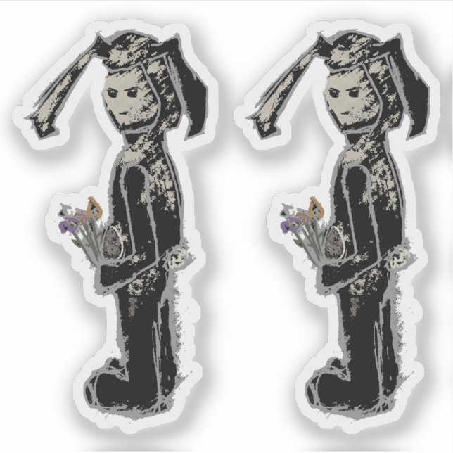sinibunny aufkleber (Vorderseite)