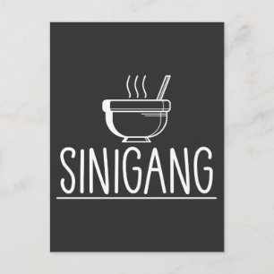 Sinigang Soup Filipino Cuisine Philippines Pinoy Postkarte