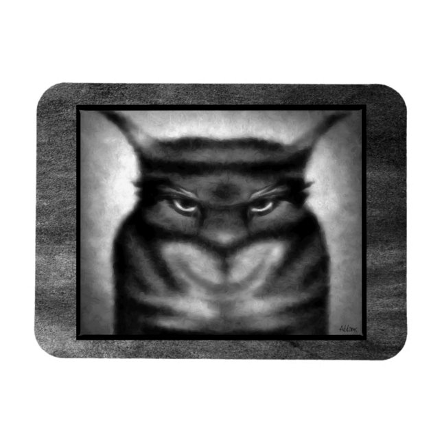 Sinister Cat Magnet (Horizontal)