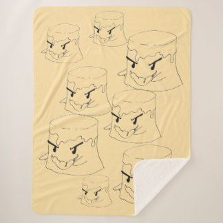 Sinister Flan Sherpa Blanket Sherpadecke