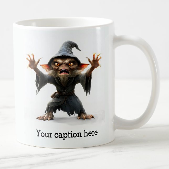 Sinister Goblin Wizard Summoner Kaffeetasse (Von Creator hochgeladen)